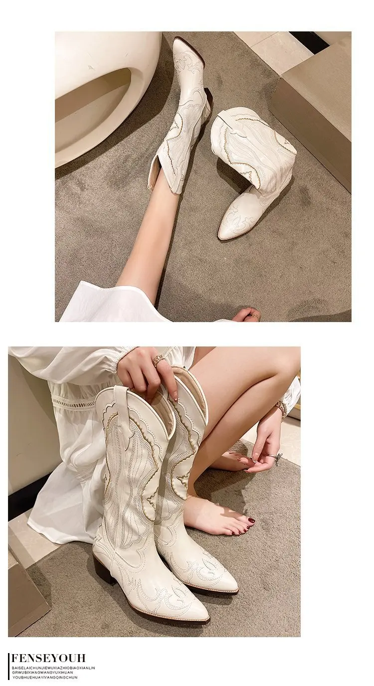 Embroidered Autumn Heels — Image 12
