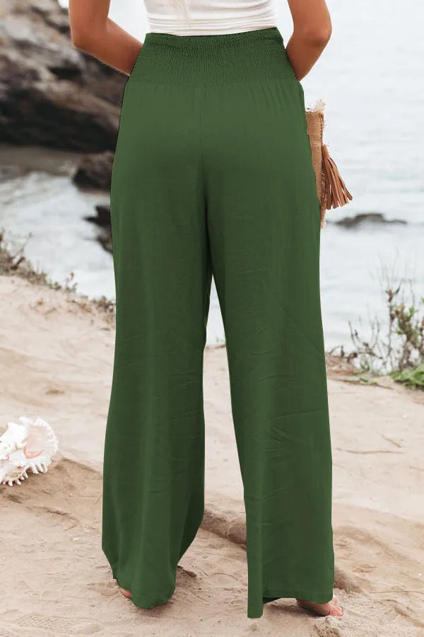 Casual Beach Pants with Drawstring — Image 21