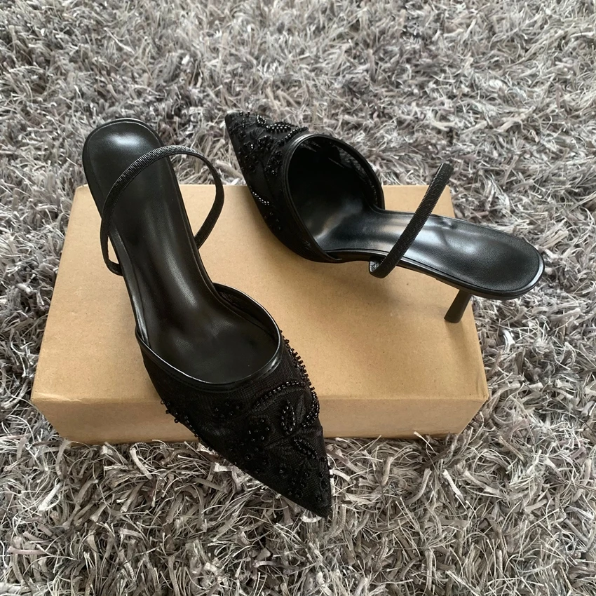 Embroidered High Heels — Image 3