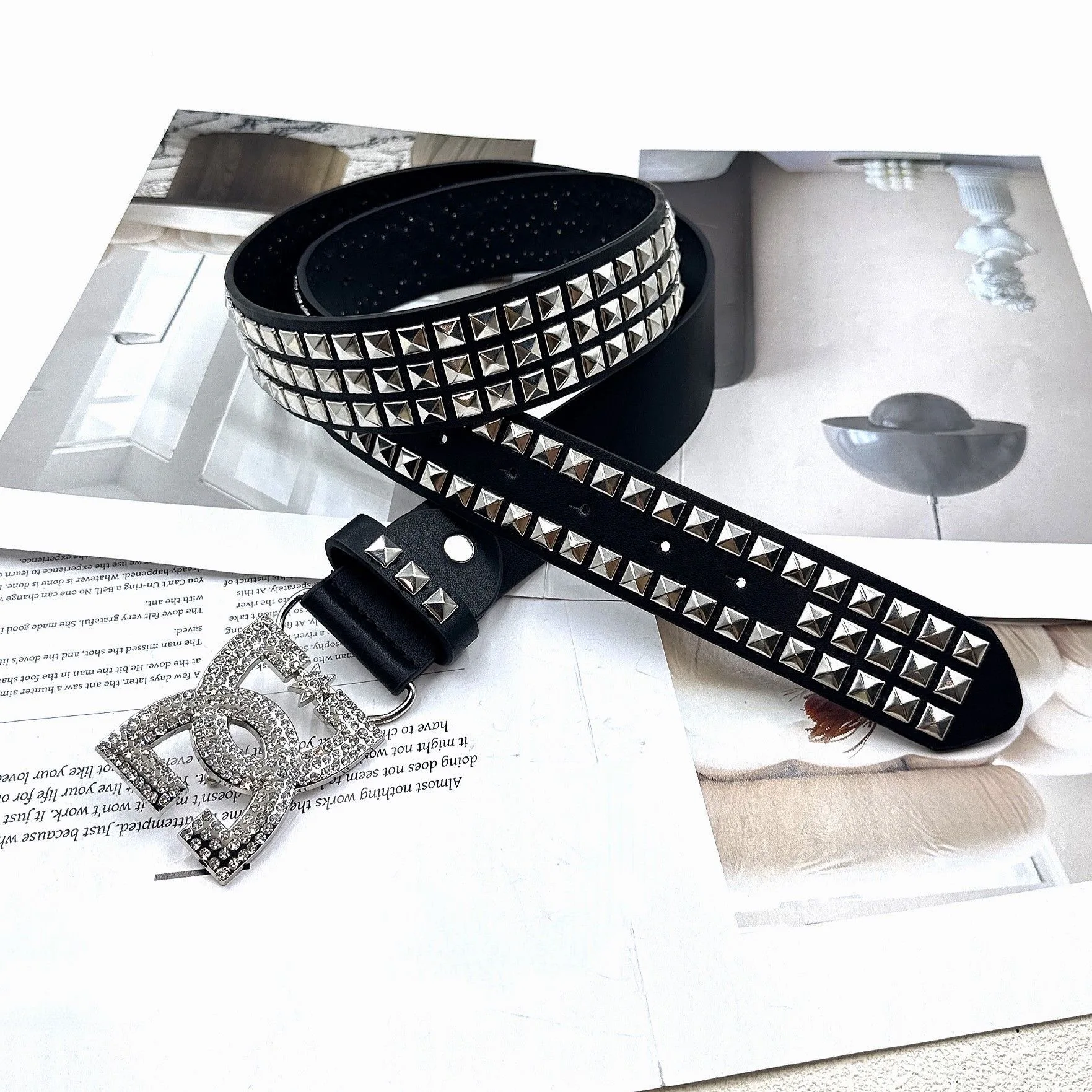 Girls' Rhinestone Belt — Image 8