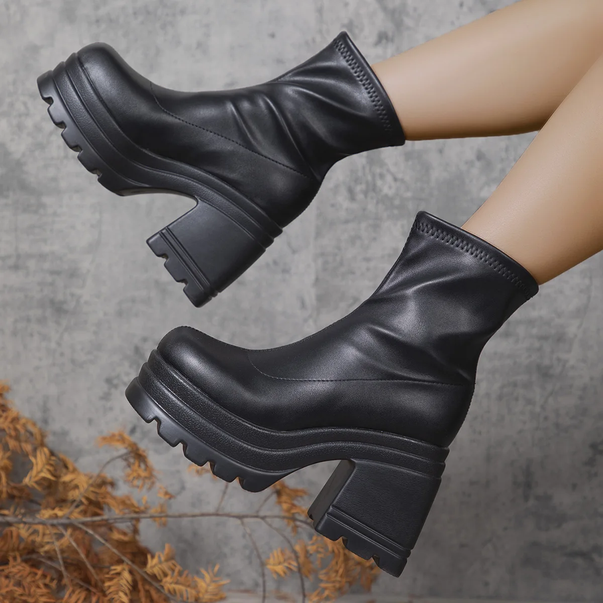 Leather Short Boots — Image 13