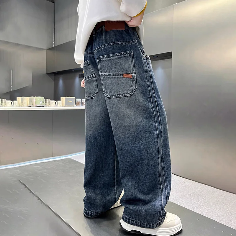 Boys' Autumn Wide-Leg Jeans — Image 17