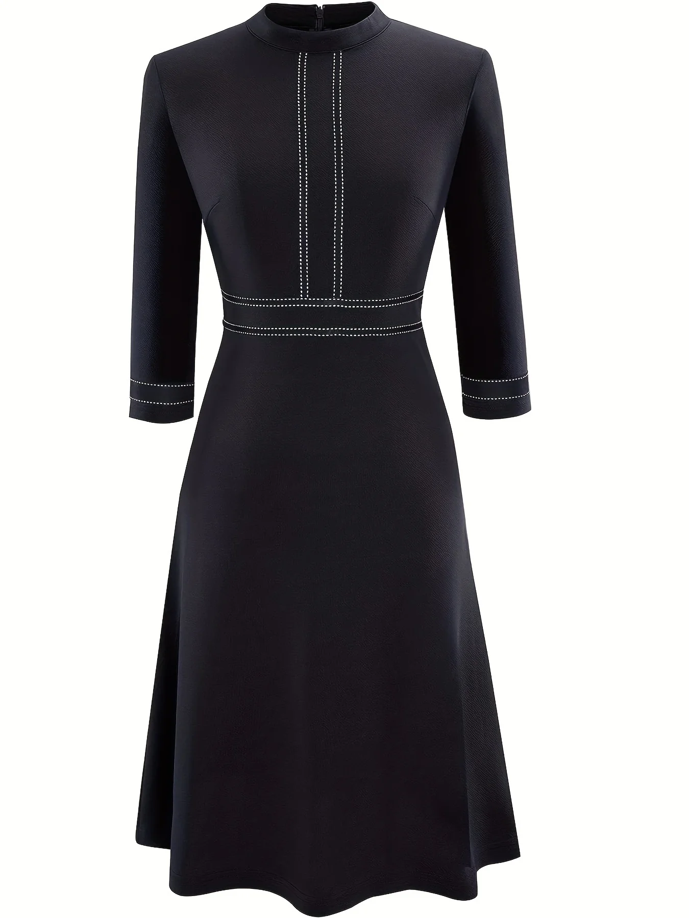 Elegant Loose Autumn Formal Dress — Image 11