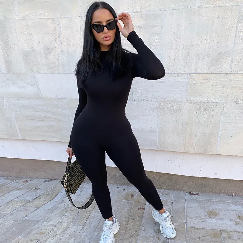Streetwear Bodycon Long Sleeve Jumpsuit — Image 6