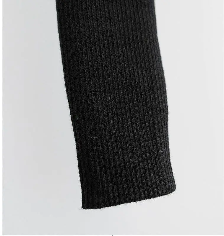 Knitted Long Sleeve Autumn Crop Top — Image 11