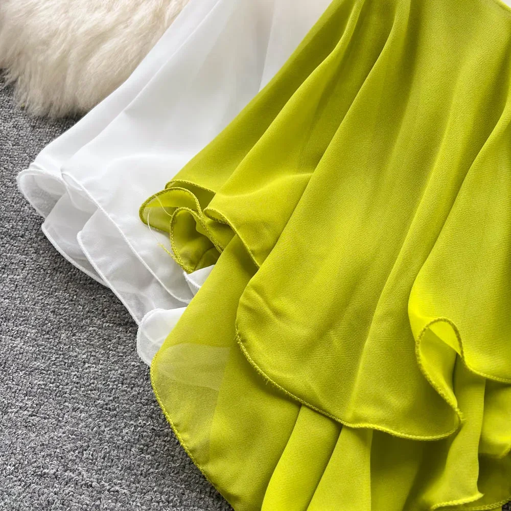 Sleeveless Ruffled Summer Crop Top — Image 18