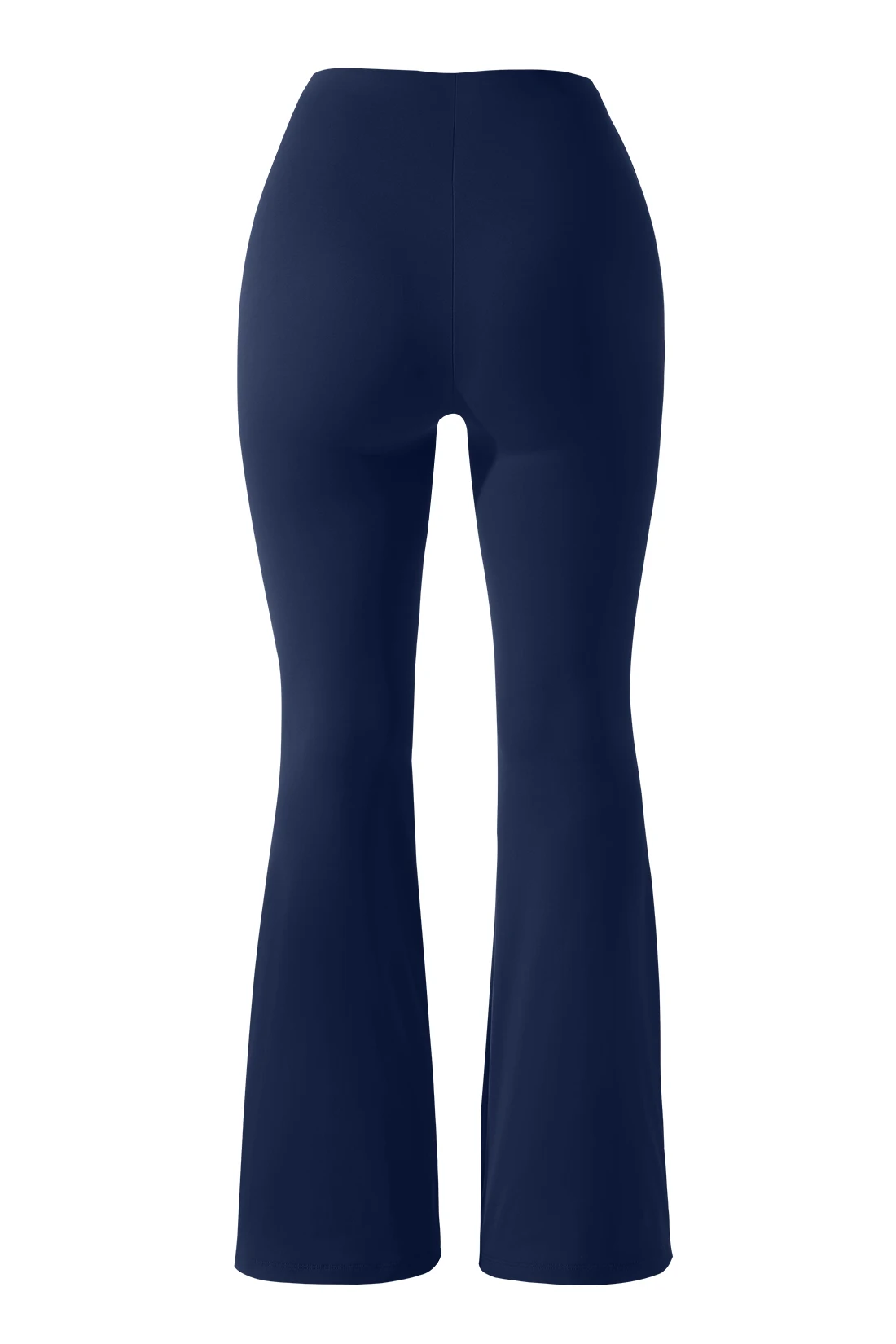 Flared Yoga Pants with Elastic Waist — Image 24