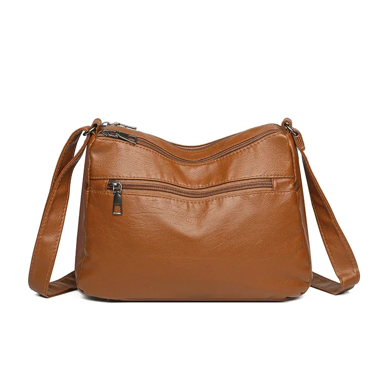 Adjustable Leather Crossbody Bag — Image 2