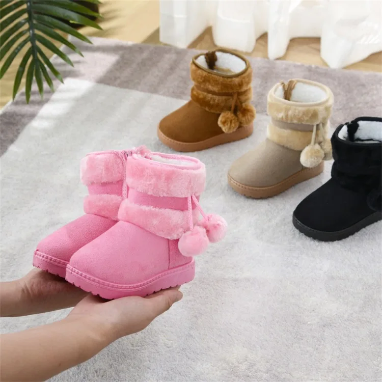 Girls' Thick Warm Boots — Image 11