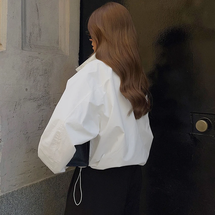 Turtleneck Autumn Jacket with Zipper — Image 27