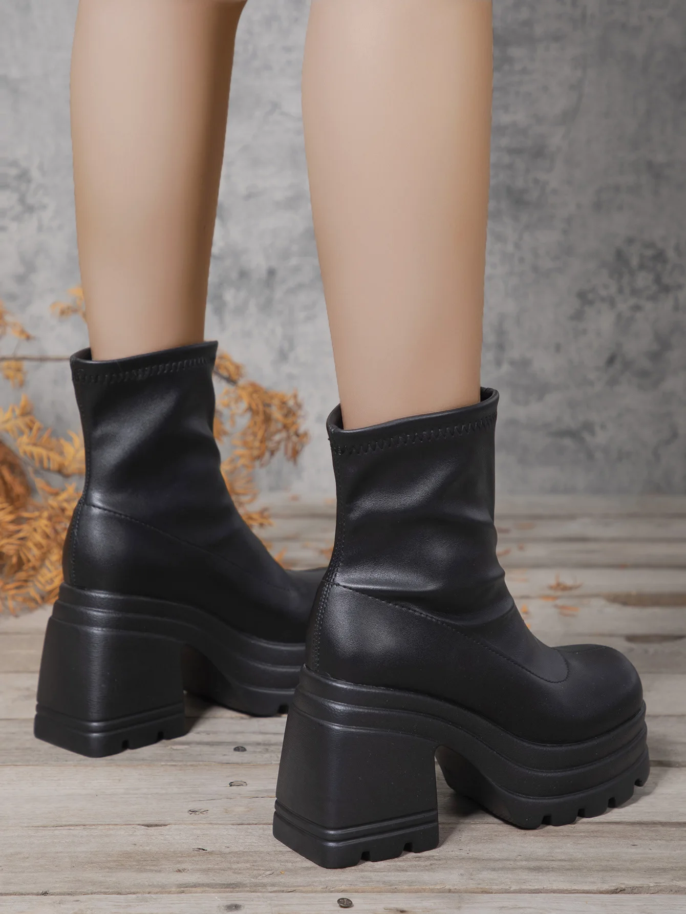 Leather Short Boots — Image 11