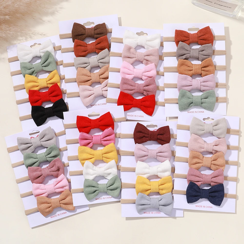 Baby 5-Piece Solid Set with Bow — Image 16