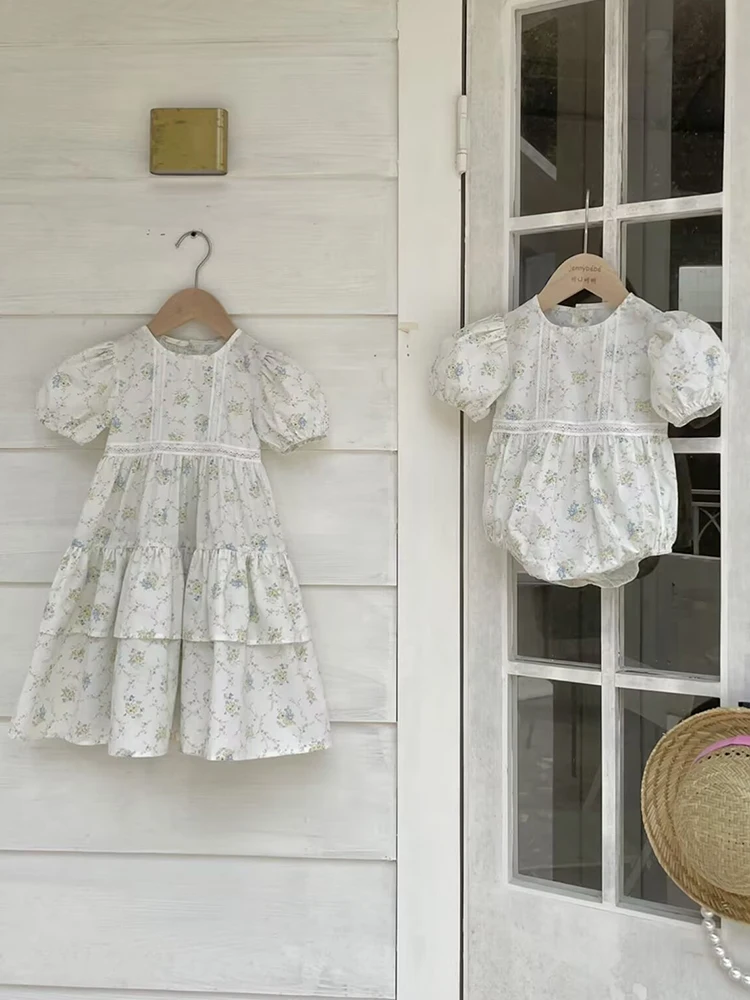 Baby Floral Ruffled Summer Romper