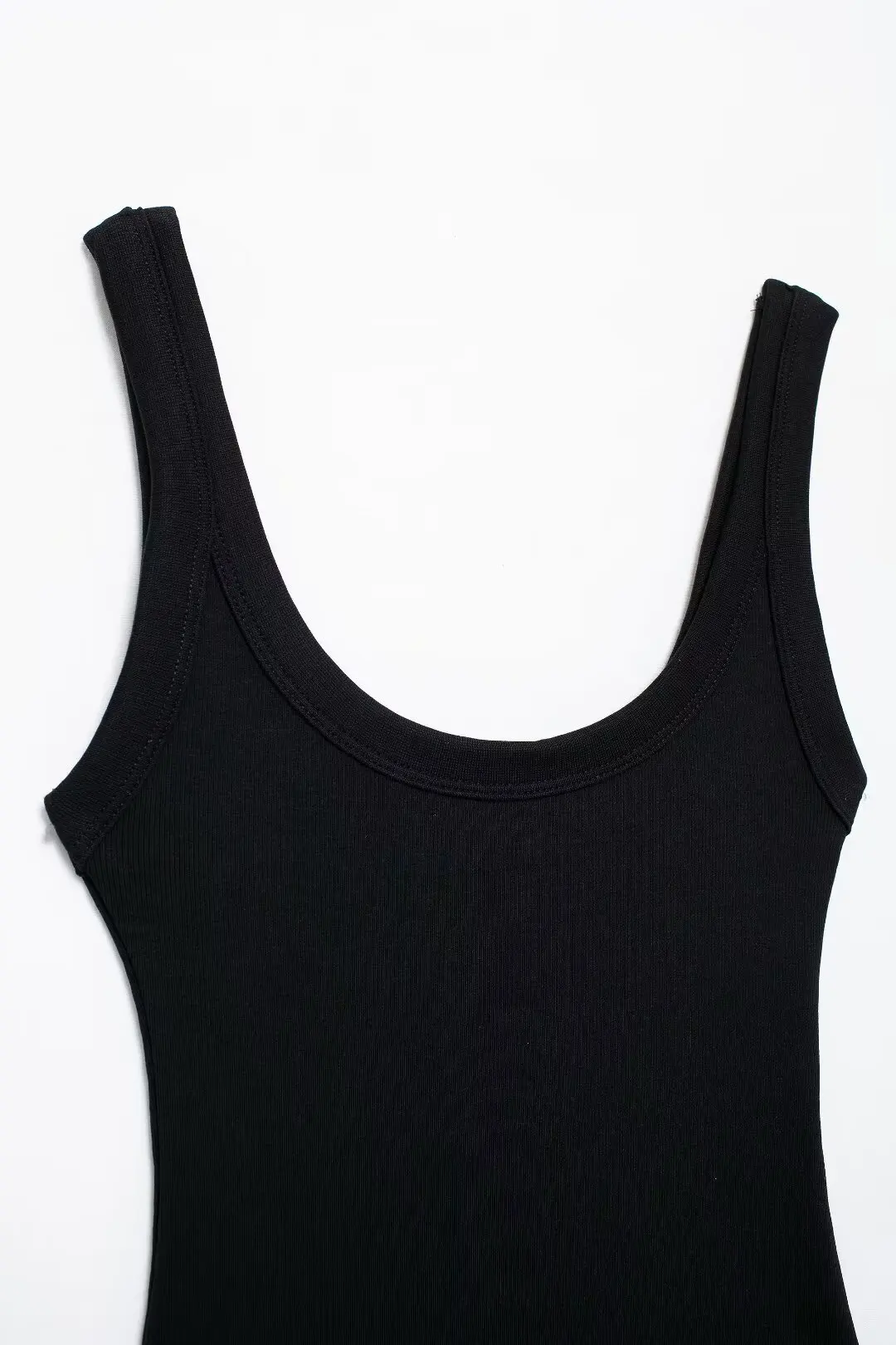 Slim-Fit Ribbed Bodysuit with Buttons — Image 21