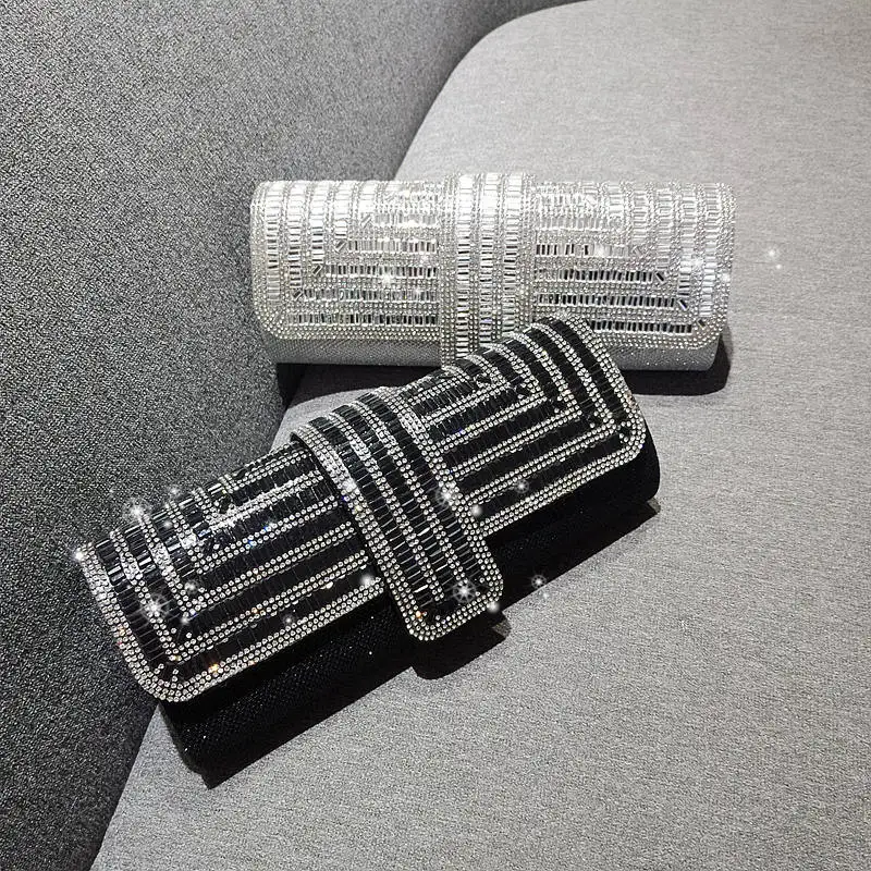 Crystal Clutch with Chain — Image 2