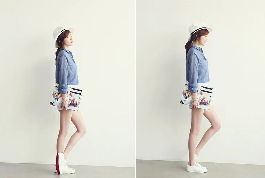Korean-Style Solid Cotton Formal Shirt — Image 14