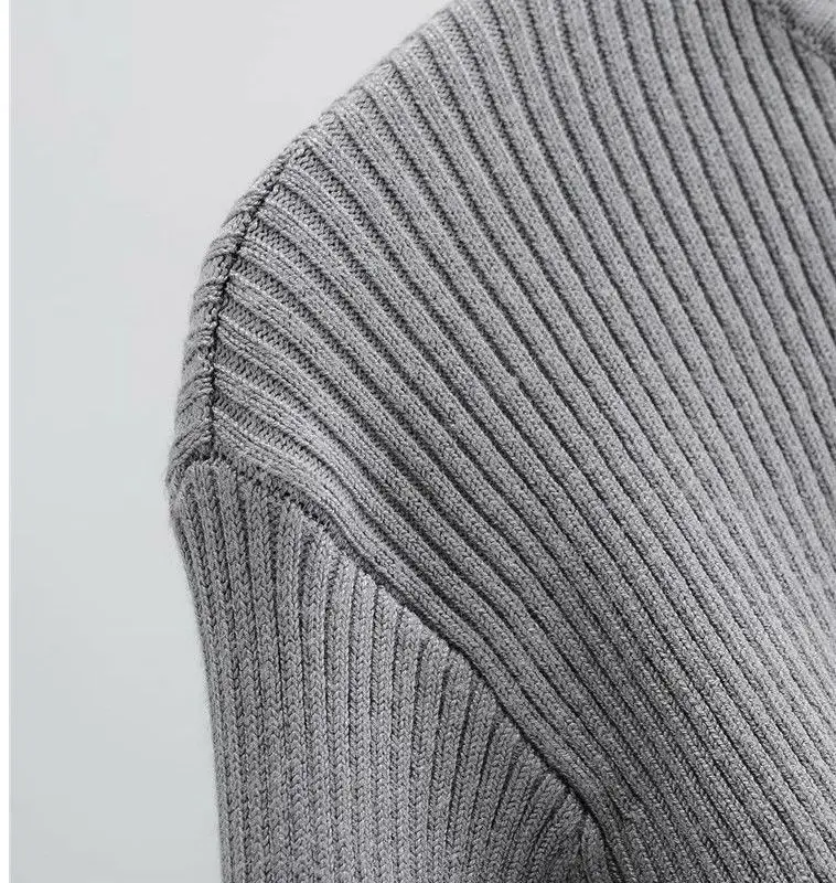 Knitted Long Sleeve Autumn Crop Top — Image 6