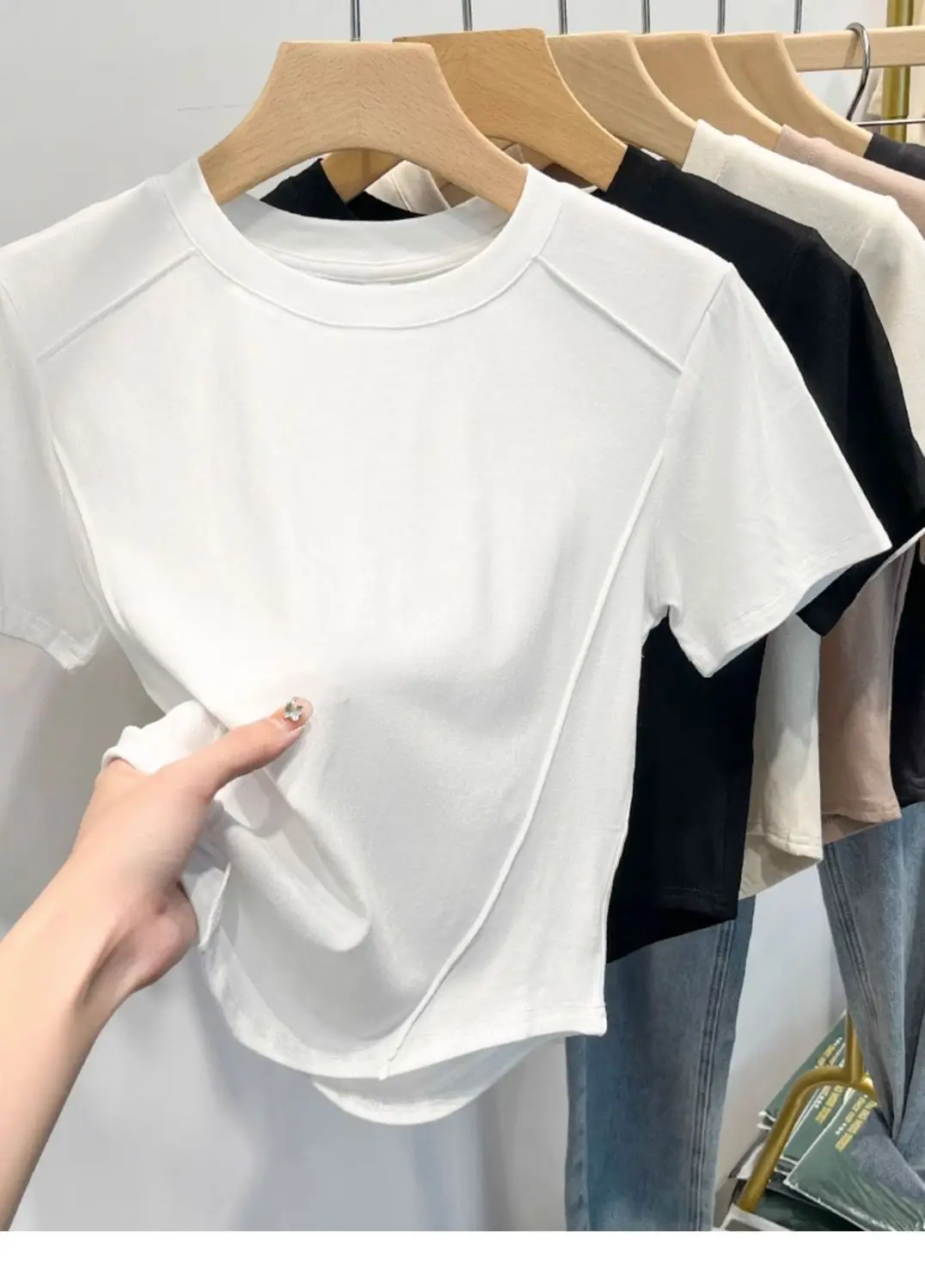 Cotton Short T-Shirt — Image 8
