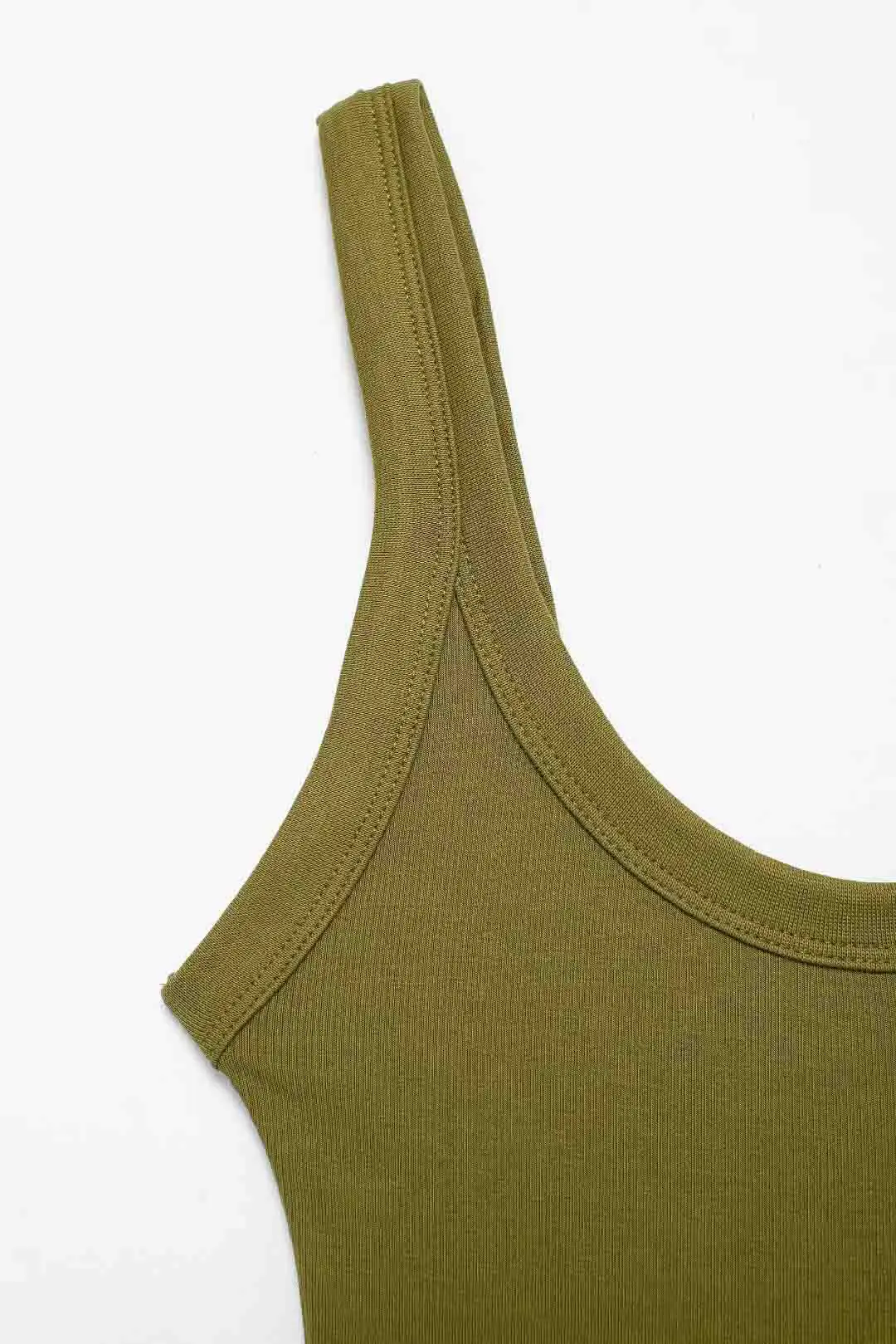 Slim-Fit Ribbed Bodysuit with Buttons — Image 27