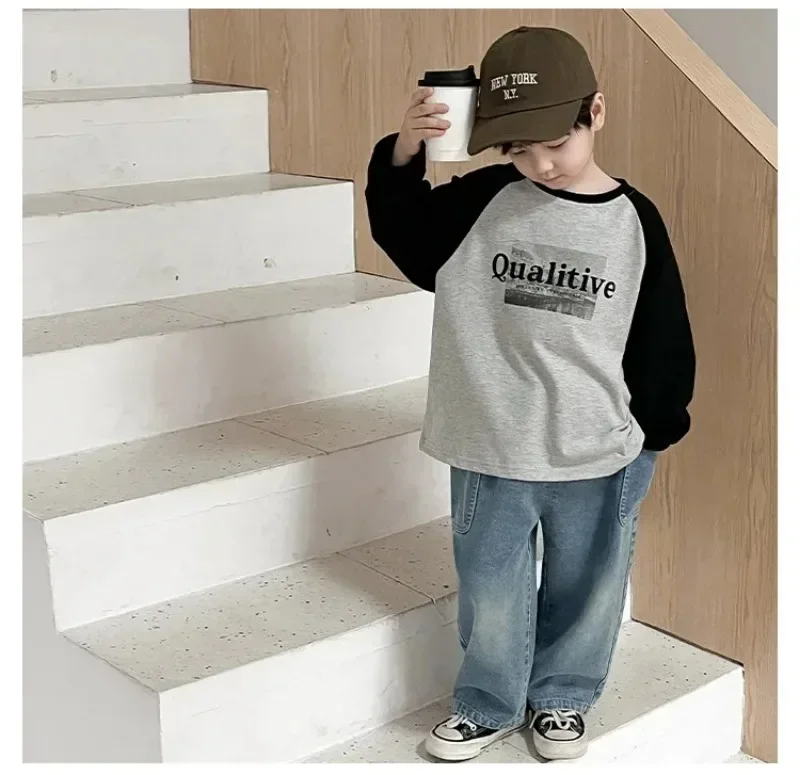 Kids' Solid Autumn Pants — Image 11