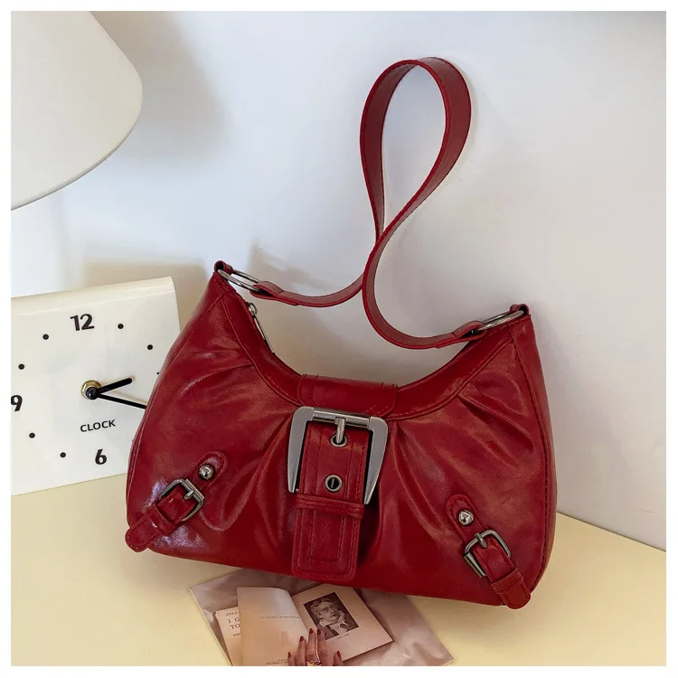 Retro Large-Capacity Pleated Bag — Image 25