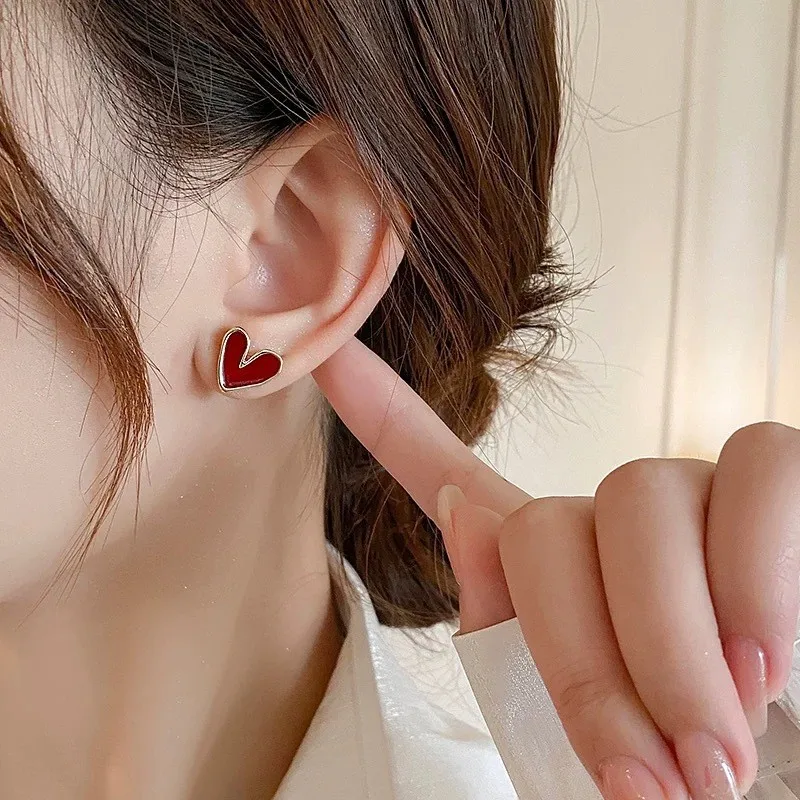 أقراط قطعتين غير متماثلة للفتيات — صورة 4