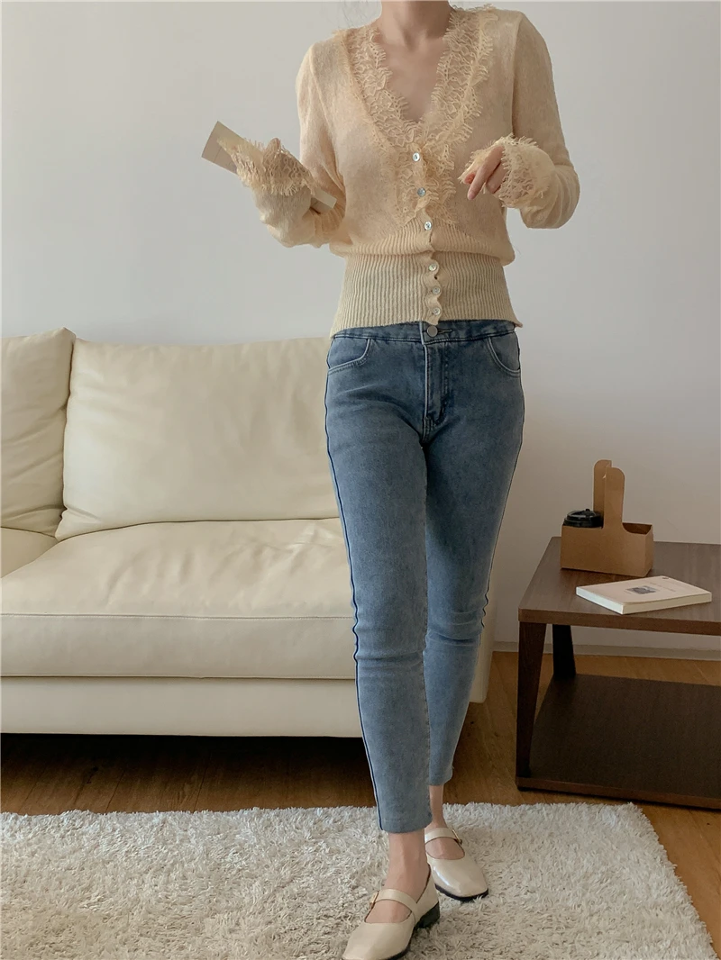 Vintage Lace Knitted Cardigan — Image 26