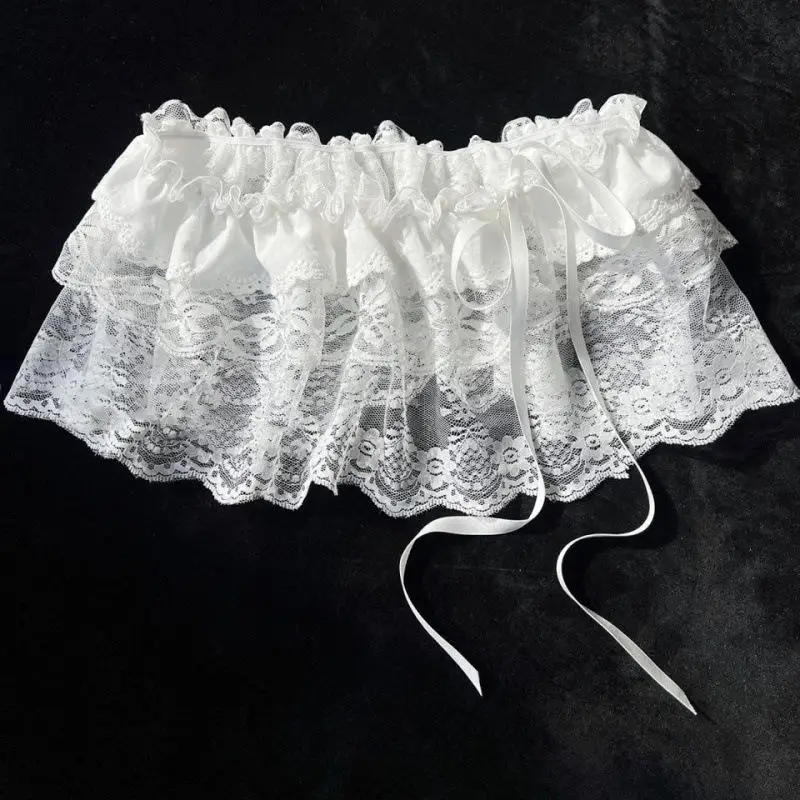 Lace Layered Mini Skirt — Image 9
