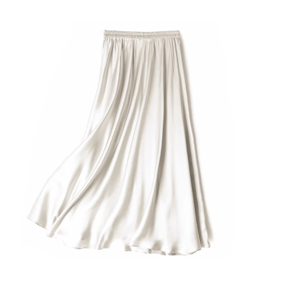Silk Pleated Skirt — Image 10
