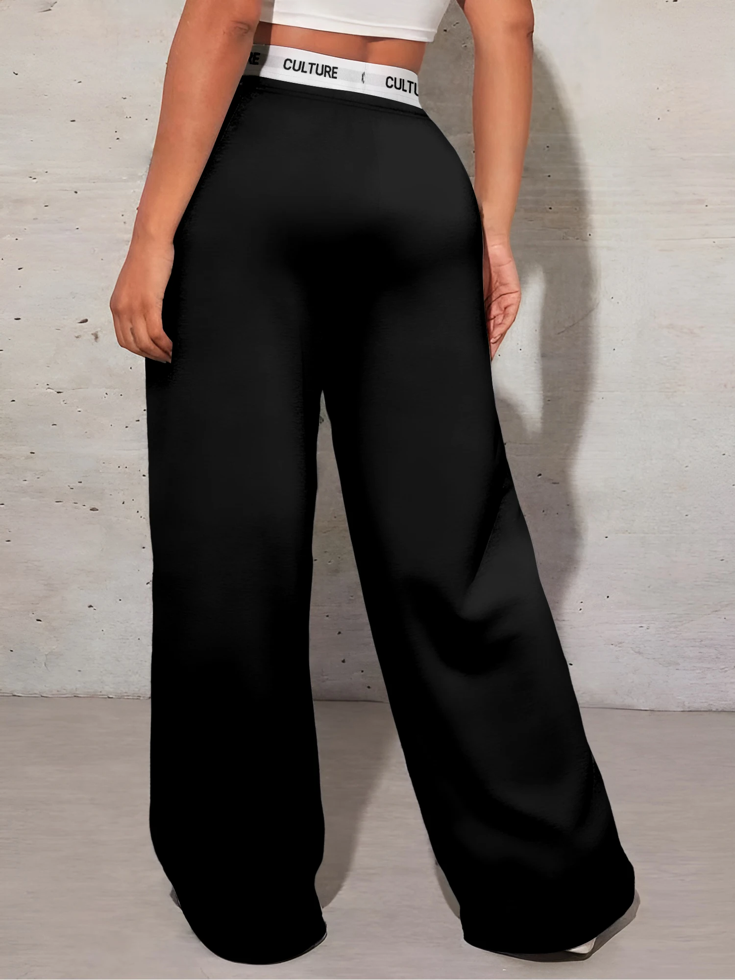 Vintage Tummy Control Wide-Leg Pants — Image 8