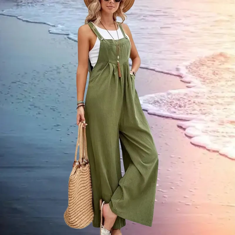 Wide-Leg Overalls — Image 6