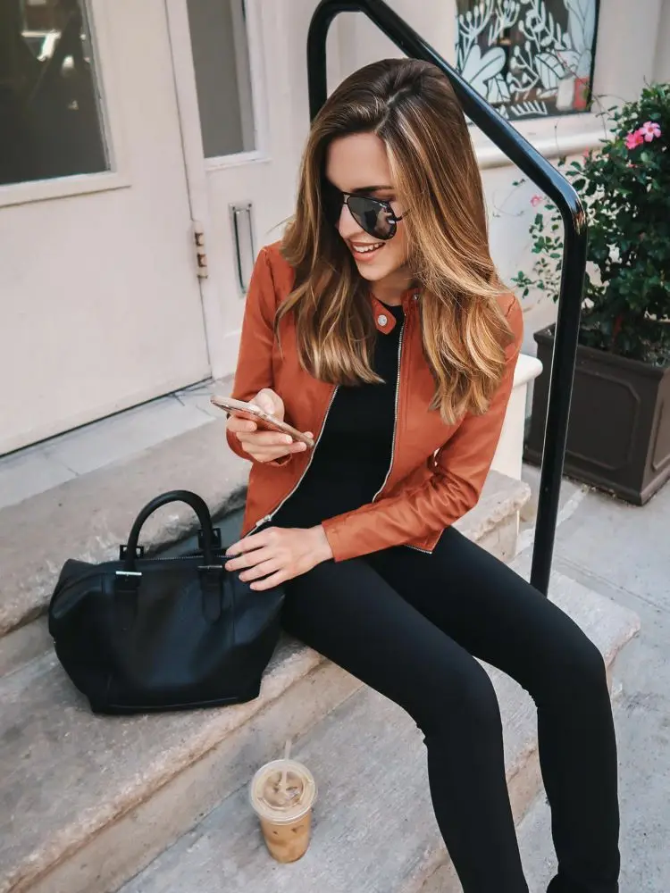 Vintage Leather Autumn Jacket — Image 14