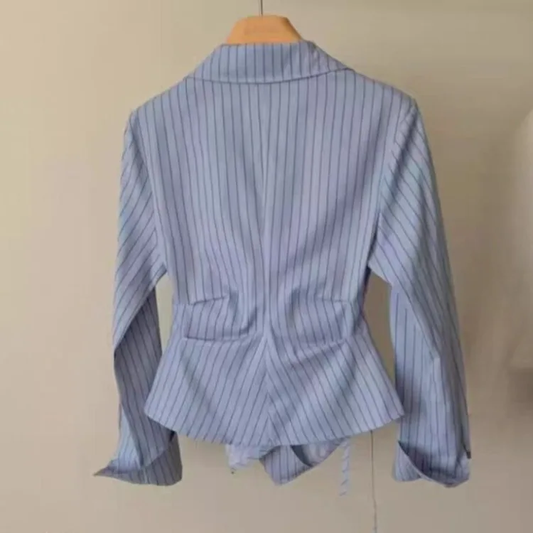 Casual Striped Autumn Shirt — Image 9