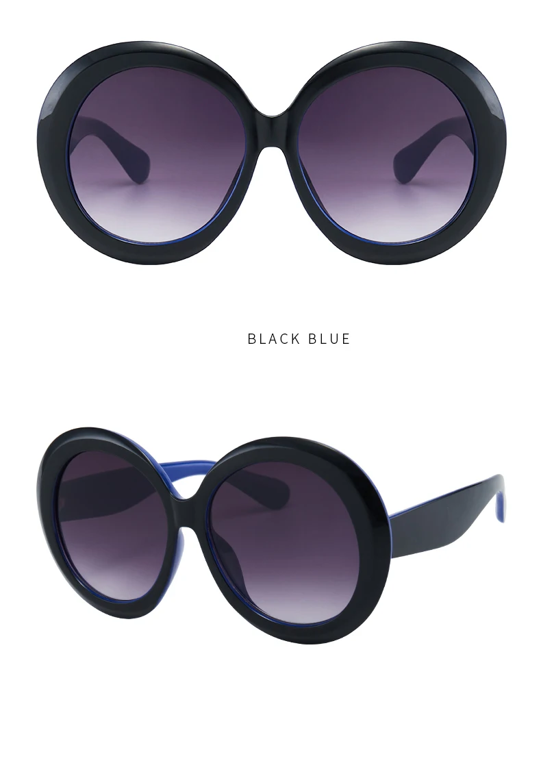 Retro Oversized Round Sunglasses — Image 17