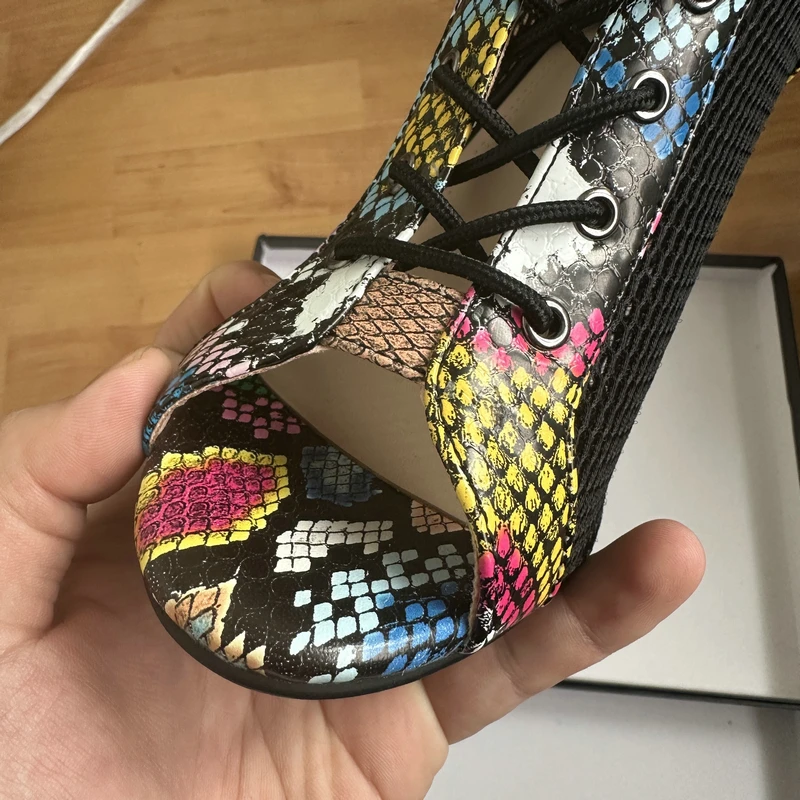 Mesh Summer High Heels — Image 92