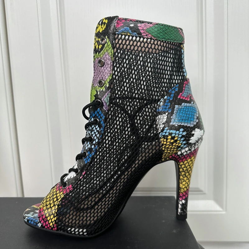 Mesh Summer High Heels — Image 88