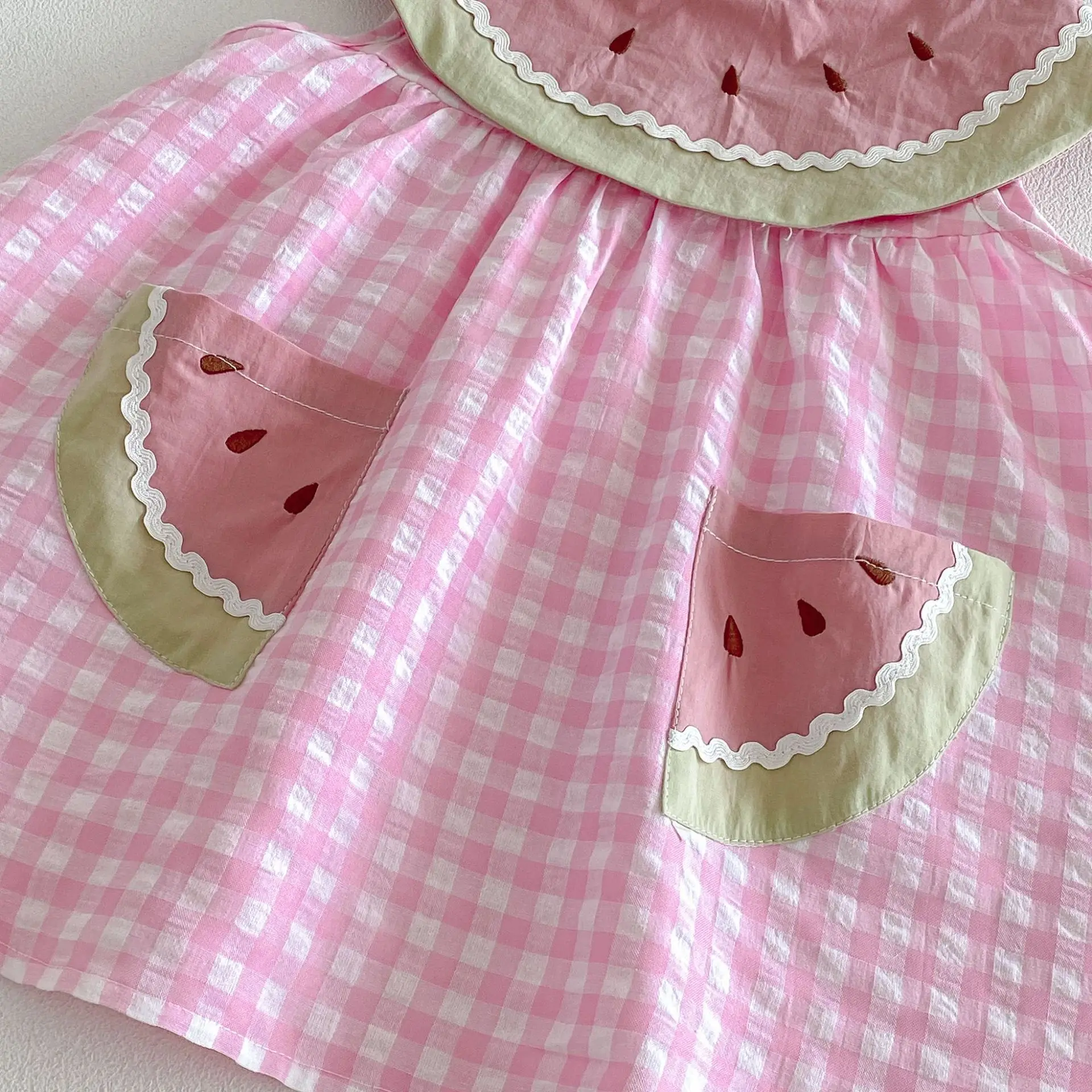 Kids' Plaid Summer Dress — Image 8