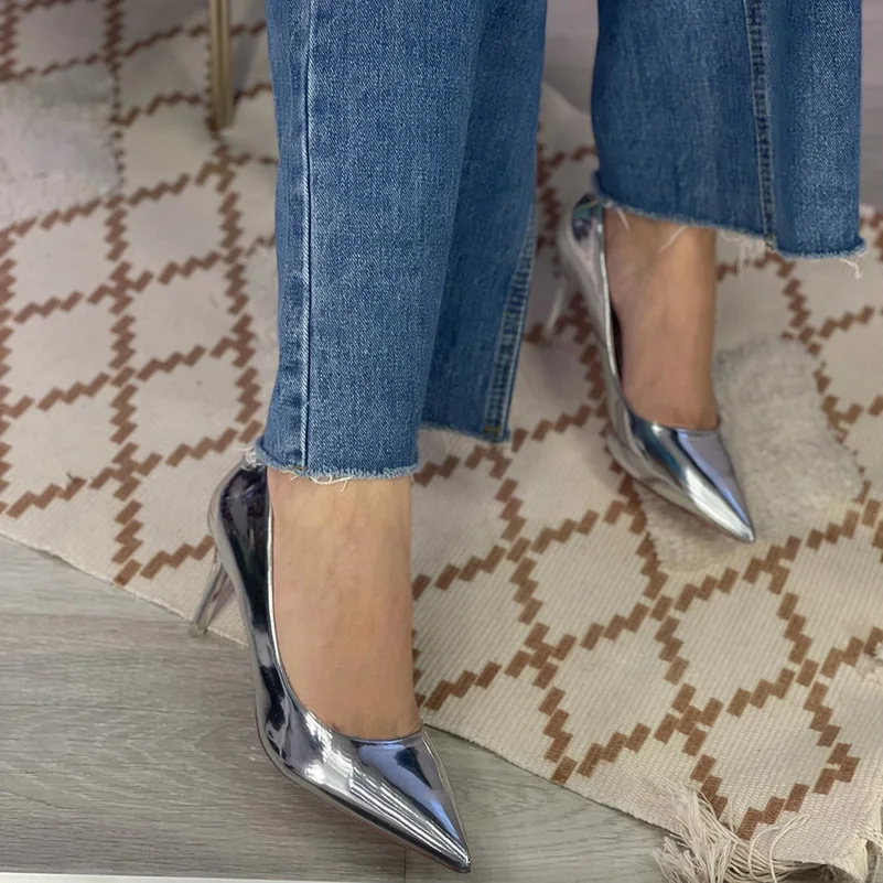Leather High Heels — Image 8