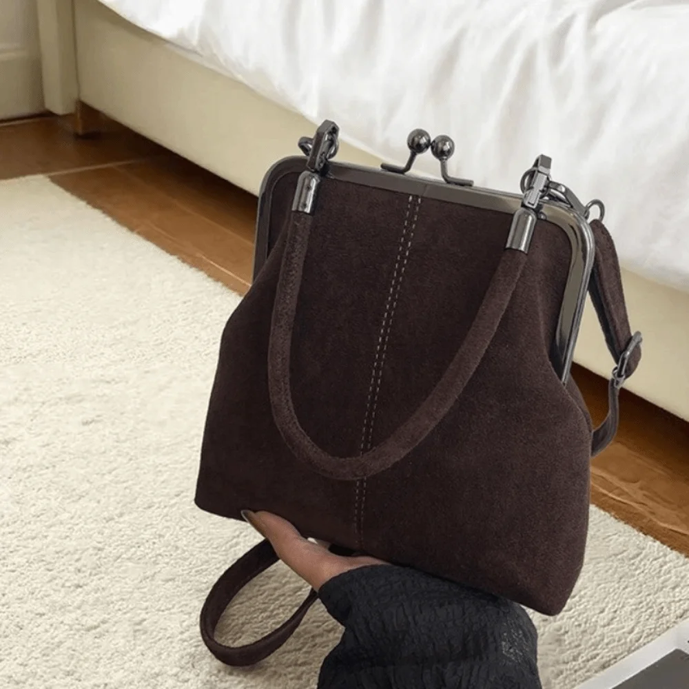 Retro Large-Capacity Short Handbag — Image 12