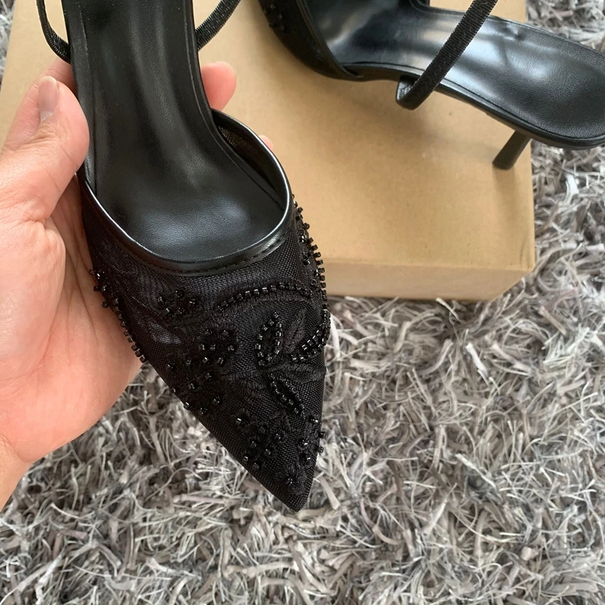 Embroidered High Heels — Image 6