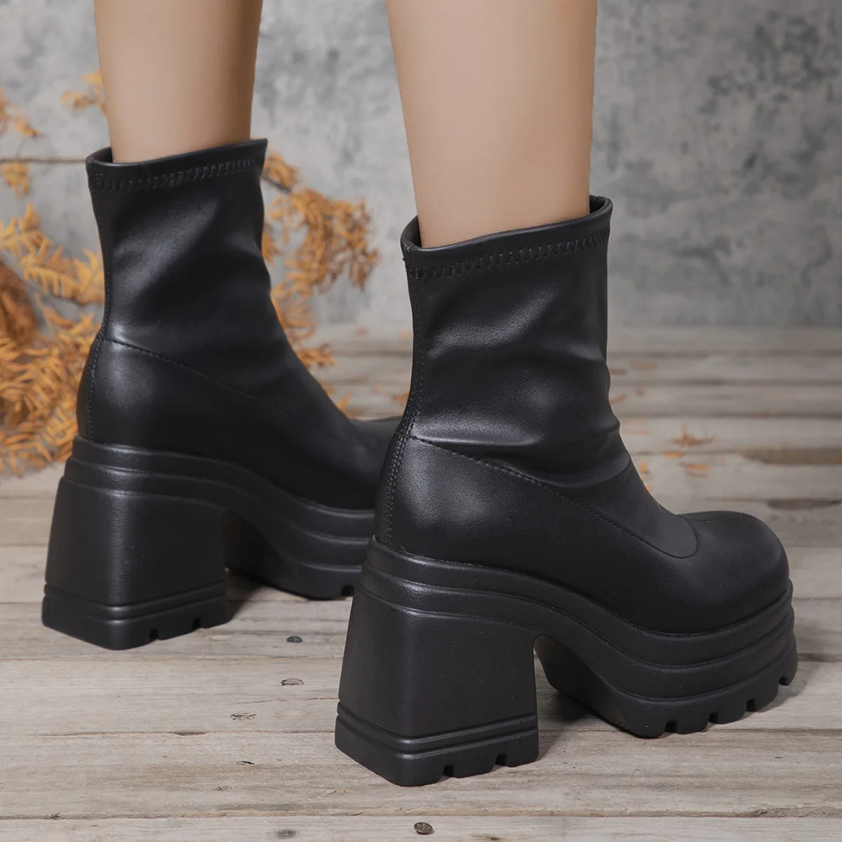 Leather Short Boots — Image 14