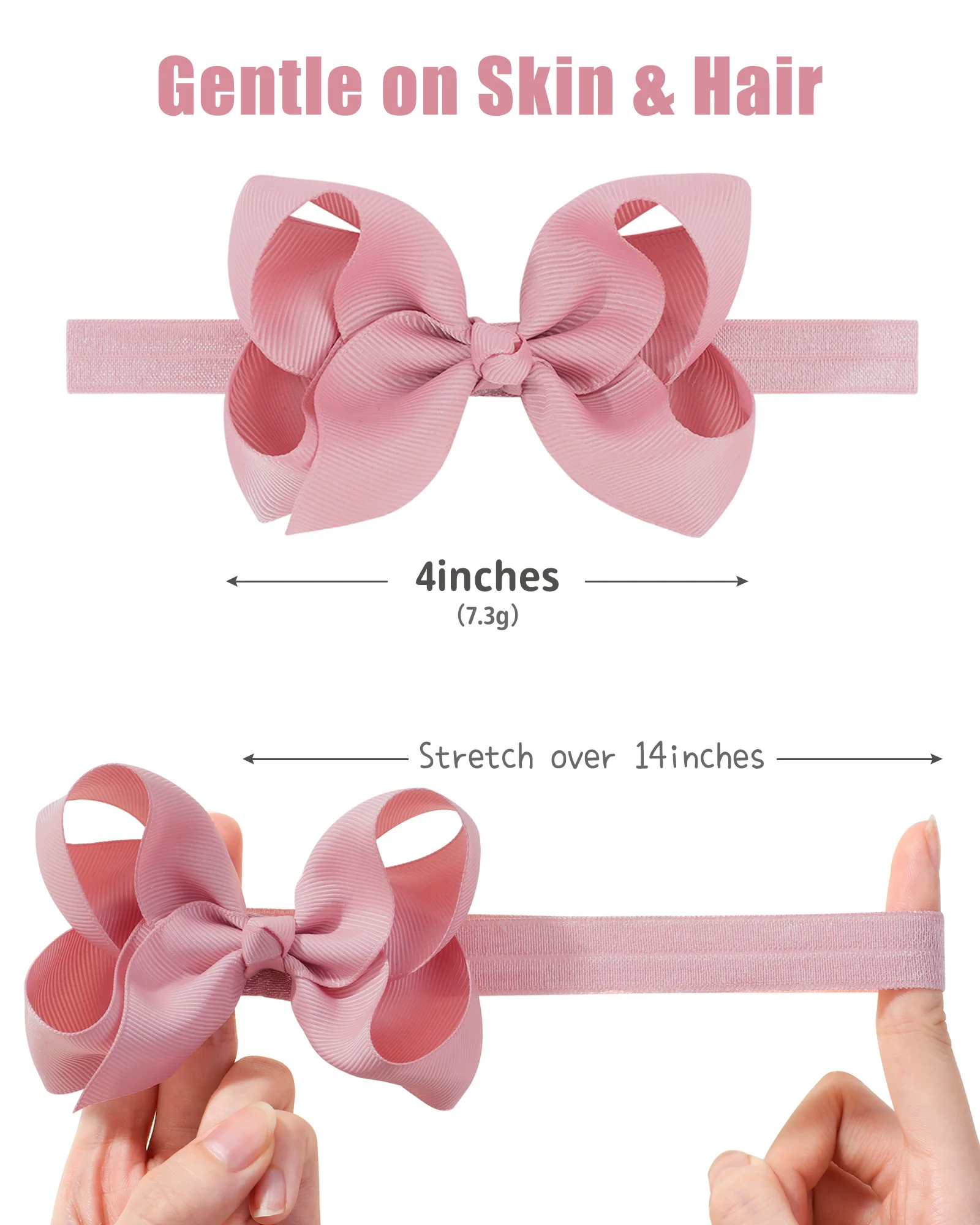 3-Piece Solid Headband — Image 4