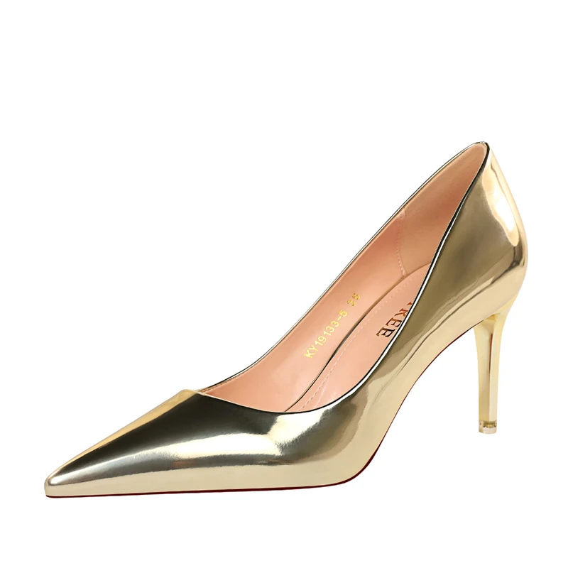 Leather High Heels — Image 31