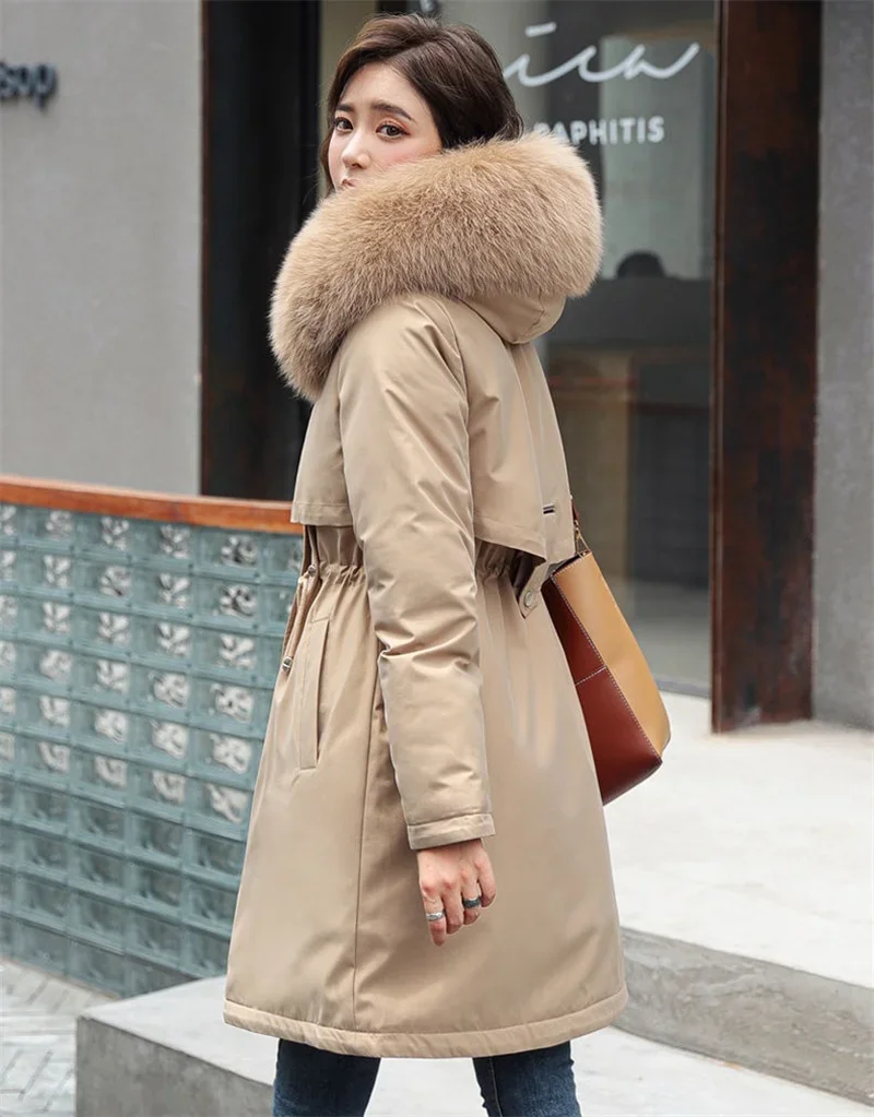 Korean-Style Loose Hooded Winter Jacket — Image 13