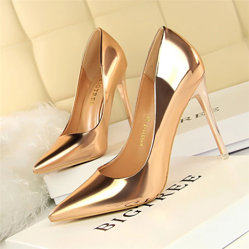 Leather High Heels — Image 21
