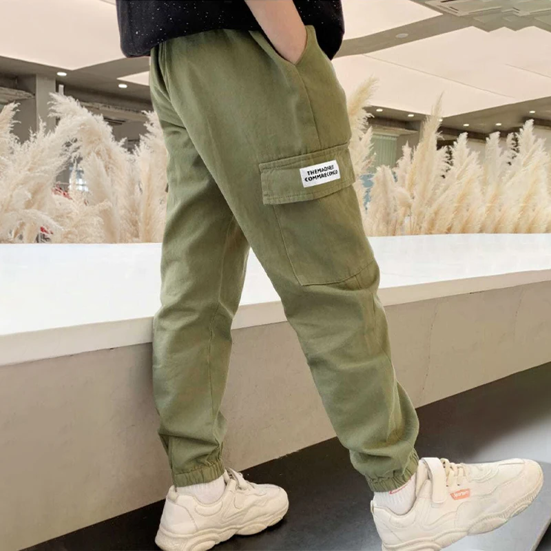 Boys' Cotton Summer Cargo Pants — Image 5