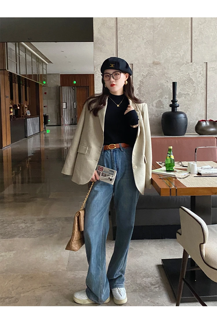 Vintage Solid Winter Sweater — Image 17