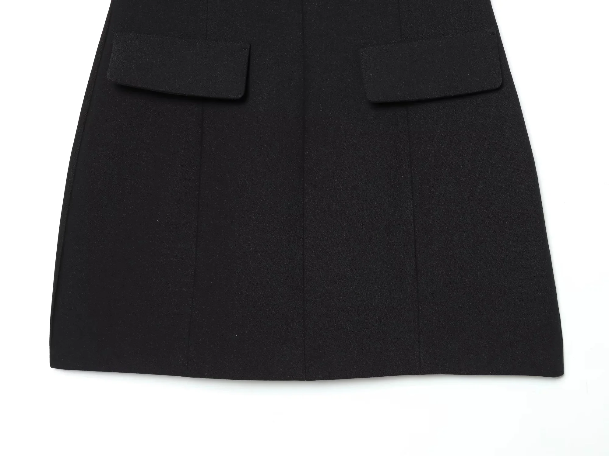 Elegant Puff Sleeve Summer Short Dress with Zipper — Image 12