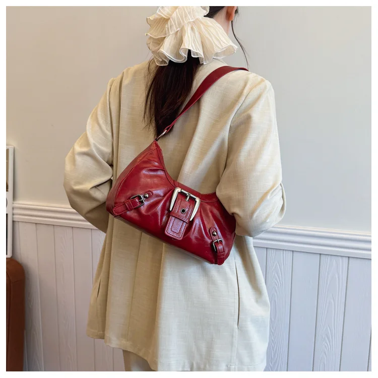 Retro Large-Capacity Pleated Bag — Image 23