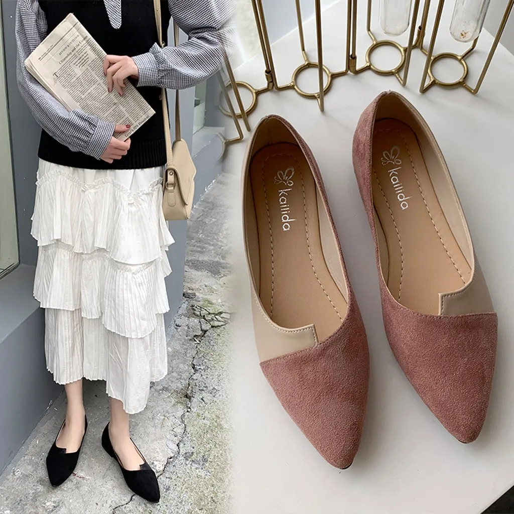 Solid Pointed-Toe Shoes — Image 7